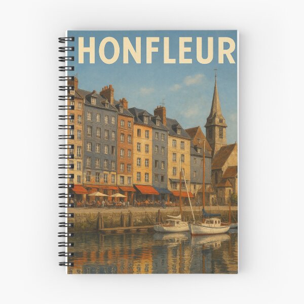 Item preview, Honfleur Waterfront with Reflections and Red Fishing Boat designed and sold by Places On Earth.