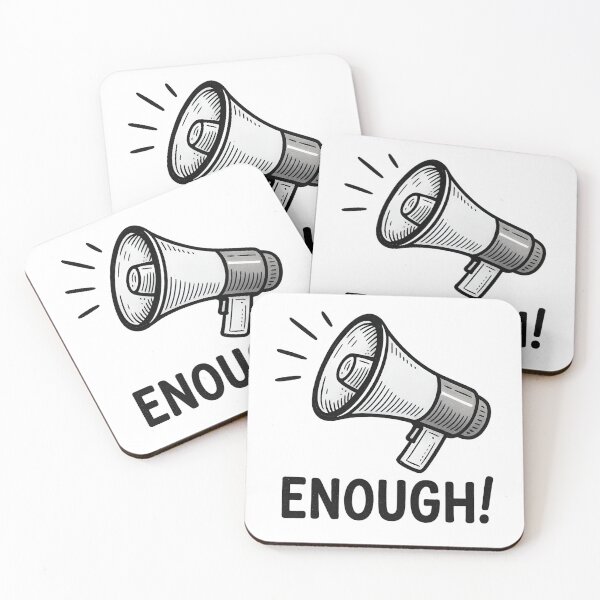Item preview, Megaphone and Word Enough - Protest / Activism designed and sold by Divine Ease.