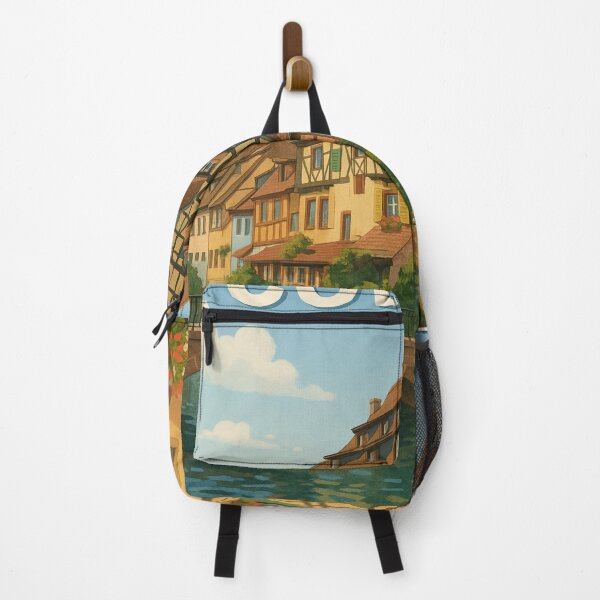Item preview, Colmar Historic Canal View with Flower-Adorned Bridges designed and sold by Places On Earth.