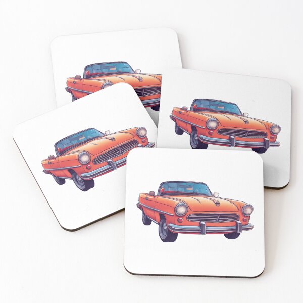 Item preview, Vintage Orange Convertible Car designed and sold by Gifts For Special Days.