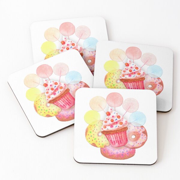 Item preview, Copy of Sweets, cupcake, lollypop, donuts designed and sold by Sunflower-7.