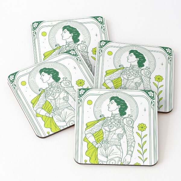 Item preview, Phosfor Aether Intrepid Ad Astra Art Nouveau Print designed and sold by ScientiaAcLabor.