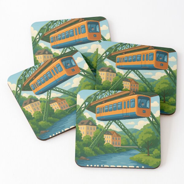 Item preview, Wuppertal Aerial Railway Through Green Valley in North Rhine-Westphalia designed and sold by Places On Earth.