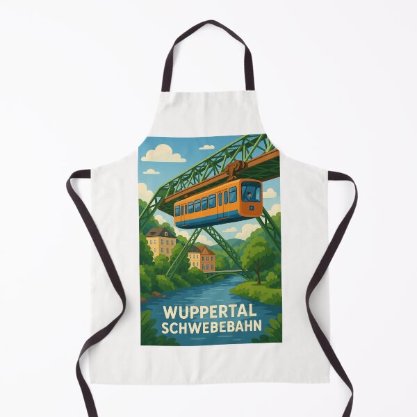 Item preview, Wuppertal Aerial Railway Through Green Valley in North Rhine-Westphalia designed and sold by Places On Earth.