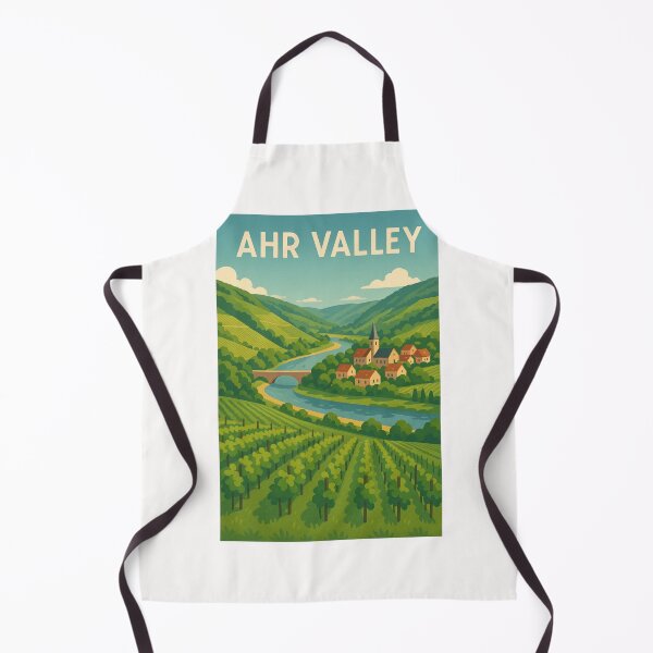 Item preview, Ahr Valley Church and Terraced Hillsides in Rheinland-Pfalz designed and sold by Places On Earth.