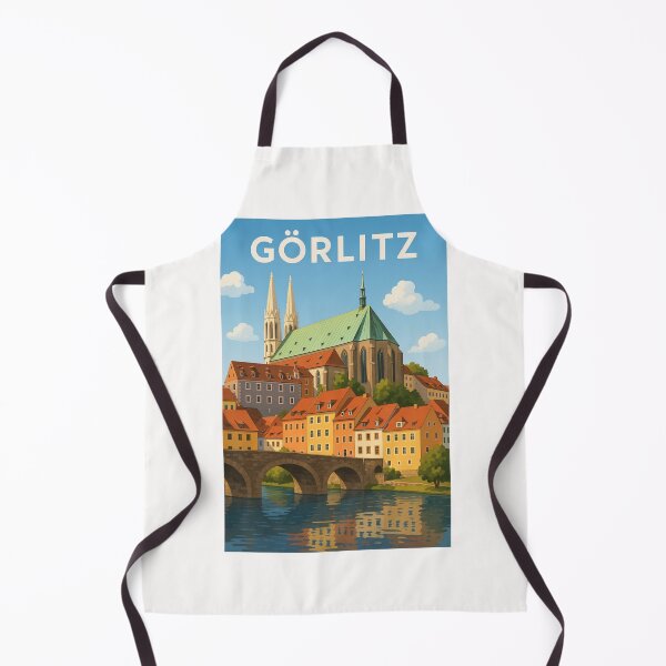 Item preview, Görlitz Cathedral and Old Town from Neisse Riverbank designed and sold by Places On Earth.