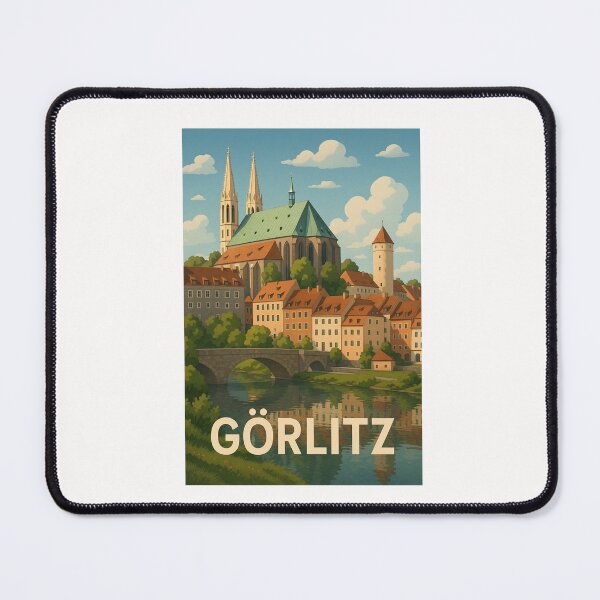 Item preview, Görlitz Twin Spires and Medieval Old Town Along the Neisse designed and sold by Places On Earth.