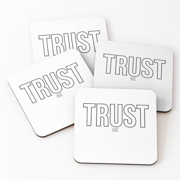 Item preview, Lettering "TRUST ME" designed and sold by DickfischWear.