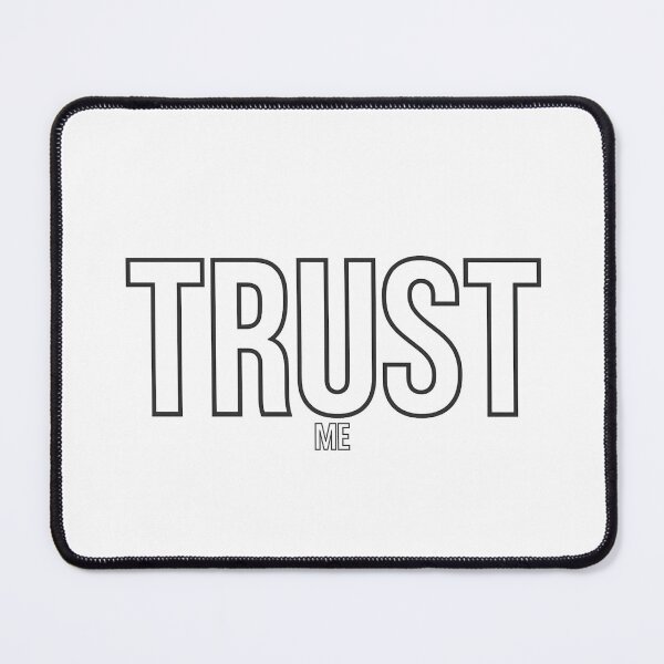 Item preview, Lettering "TRUST ME" designed and sold by DickfischWear.