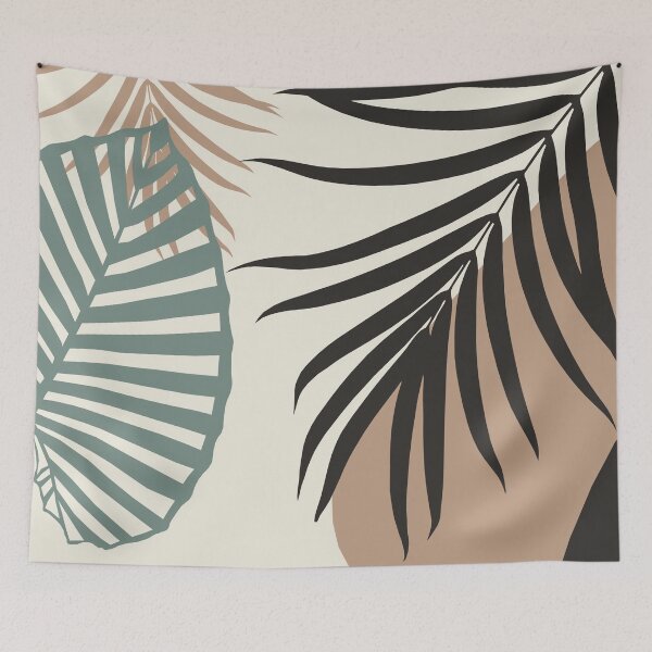 Item preview, Minimal Tropical Palm Leaf 4 - landscape designed and sold by Anita's & Bella's Art.