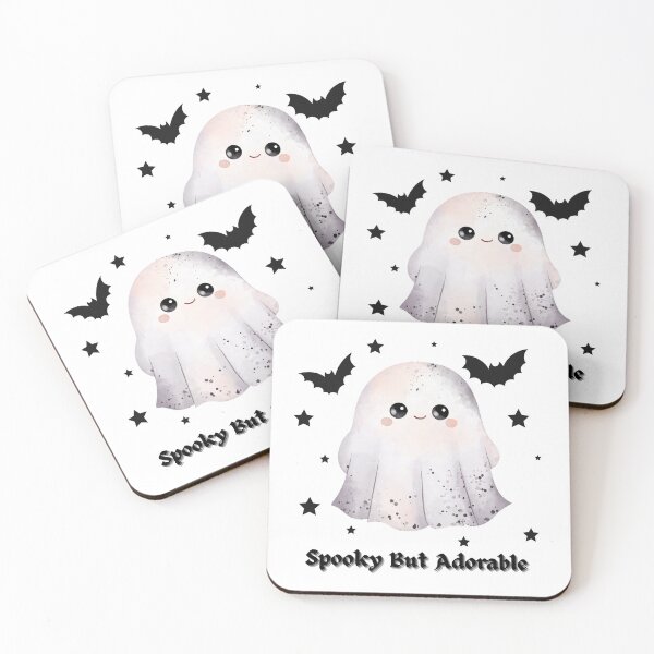Item preview, Spooky But Adorable T-Shirt – Cute Ghost Halloween Shirt with Funny Creepy-Cute Vibes designed and sold by Zezeshop1.