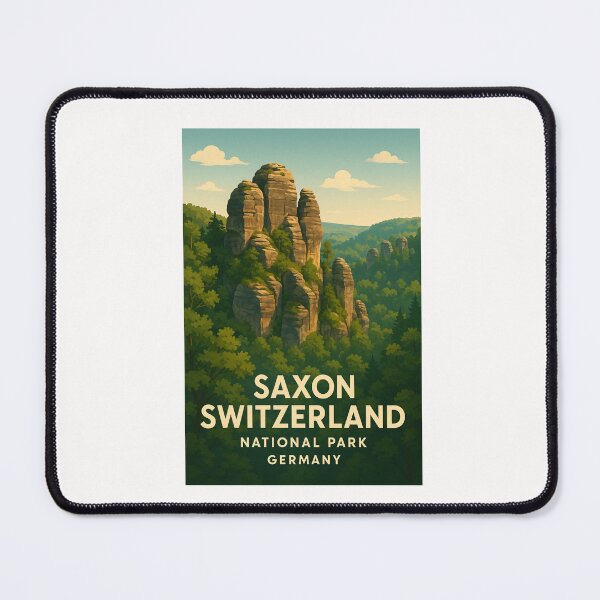 Item preview, Bastei Bridge in Saxon Switzerland National Park, Saxony designed and sold by Places On Earth.