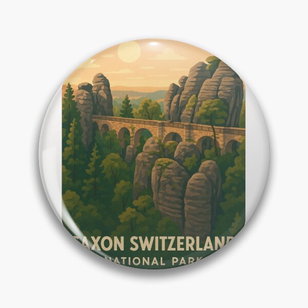 Item preview, Rock Formations in Saxon Switzerland National Park, Saxony designed and sold by Places On Earth.