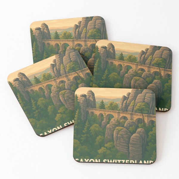 Item preview, Rock Formations in Saxon Switzerland National Park, Saxony designed and sold by Places On Earth.
