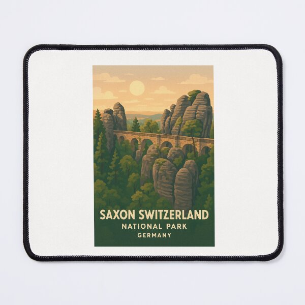 Item preview, Rock Formations in Saxon Switzerland National Park, Saxony designed and sold by Places On Earth.
