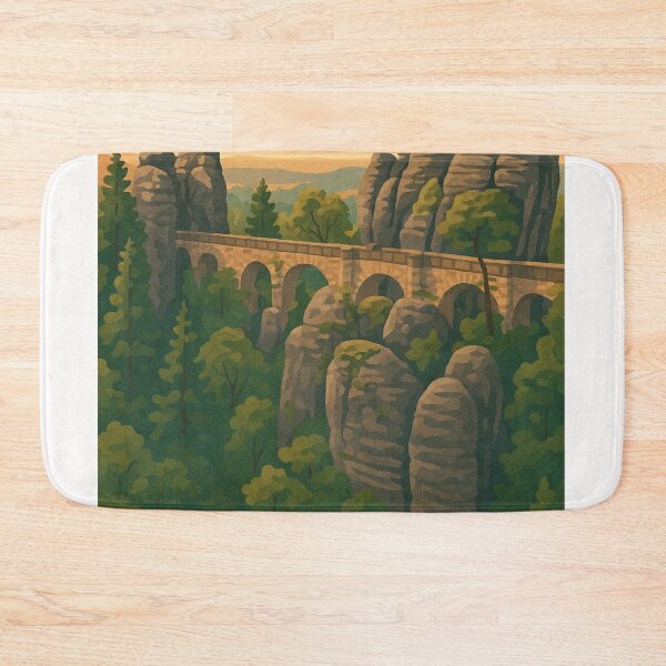 Item preview, Rock Formations in Saxon Switzerland National Park, Saxony designed and sold by Places On Earth.