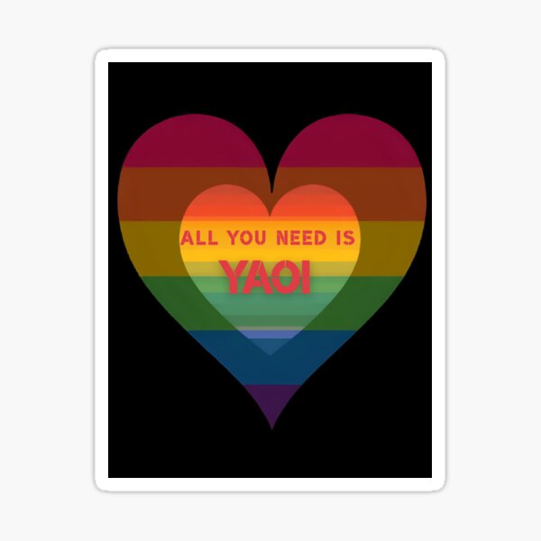 Item preview, All you need is YAOI  designed and sold by Rusifero.