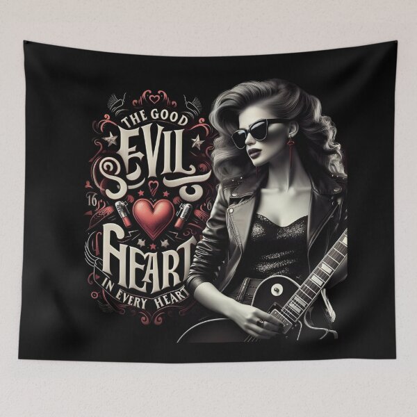 Item preview, Gothic Girl Rock Guitar designed and sold by Voodoo Store Paranormal Collections.