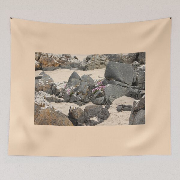 Item preview, Portnablagh Beach Flowers designed and sold by eddiebarronshop.