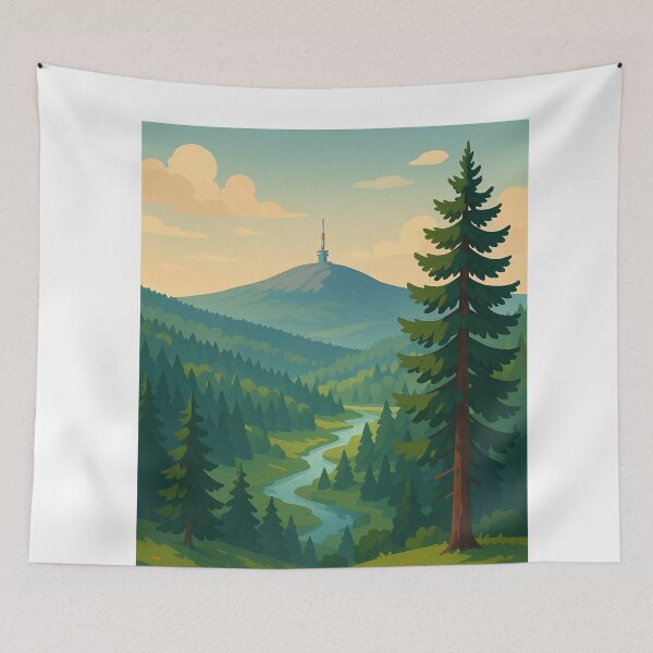 Item preview, Forest Trail to Brocken in Harz National Park, Germany designed and sold by Aryabek.