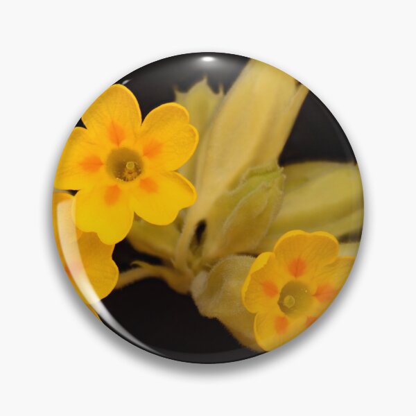 Item preview, Cowslip Macro Photography – Golden Yellow Primula veris Flowers on Black designed and sold by Goiko7Margarita.