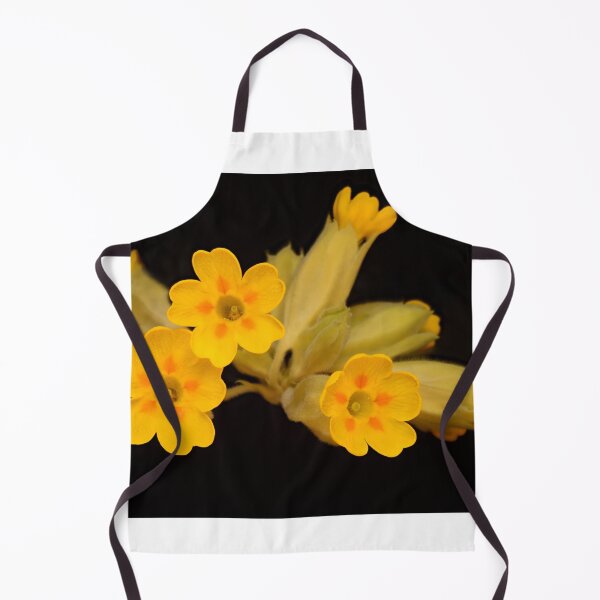 Item preview, Cowslip Macro Photography – Golden Yellow Primula veris Flowers on Black designed and sold by Goiko7Margarita.