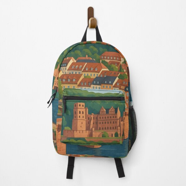 Item preview, Heidelberg Castle and Old Bridge Over the Neckar, Baden-Württemberg designed and sold by Aryabek.