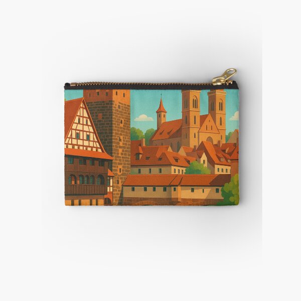 Item preview, Medieval Nuremberg Old Town and Pegnitz River, Bavaria designed and sold by Aryabek.