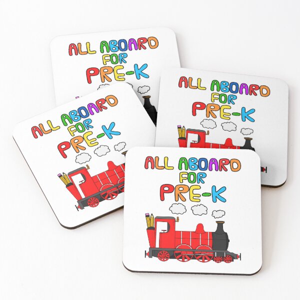 Item preview, All Aboard For Pre-K, Steam Train, School Teacher (Red) designed and sold by doodlerob.