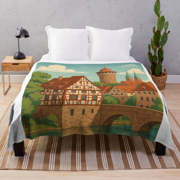 Item preview, Half-Timbered Houses in Nuremberg Old Town, Bavaria designed and sold by Aryabek.