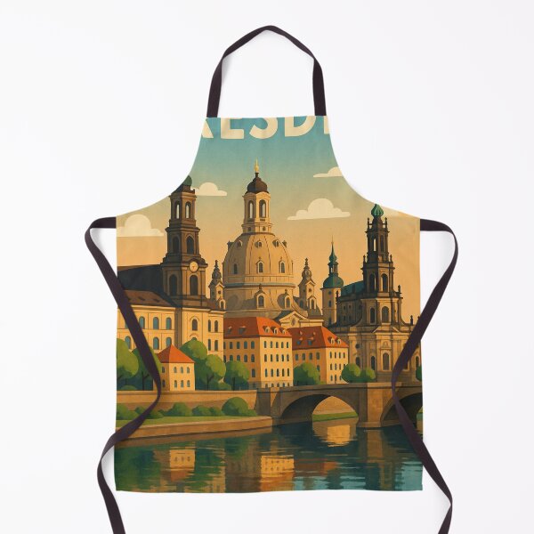 Item preview, Frauenkirche and Old Town Skyline in Dresden, Saxony designed and sold by Aryabek.