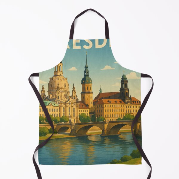 Item preview, Evening View of Dresden Altstadt with Frauenkirche and Cathedral designed and sold by Aryabek.