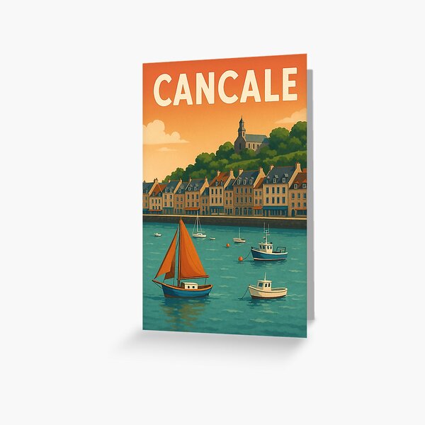 Item preview, Boats Anchored in Cancale Harbor, Brittany Coast designed and sold by Aryabek.