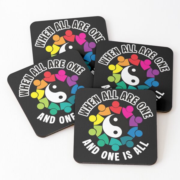 Item preview, Cosmic Unity  - 'When All Are One' Spiritual Typography - Zen Oneness designed and sold by DG-ShopLT.