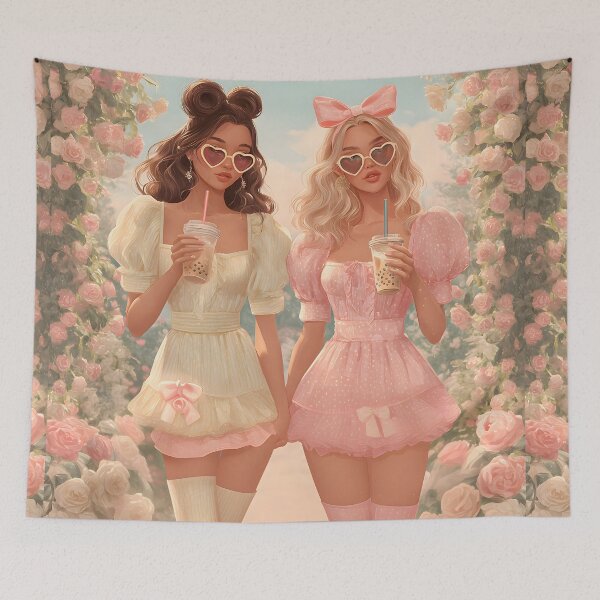 Item preview, Pastel Girlfriends – Coquette Pride Edition designed and sold by AI-Only Creations.