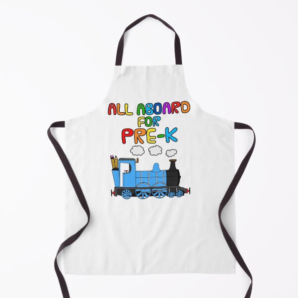 Item preview, All Aboard For Pre-K, Steam Train, School Teacher (Blue) designed and sold by doodlerob.