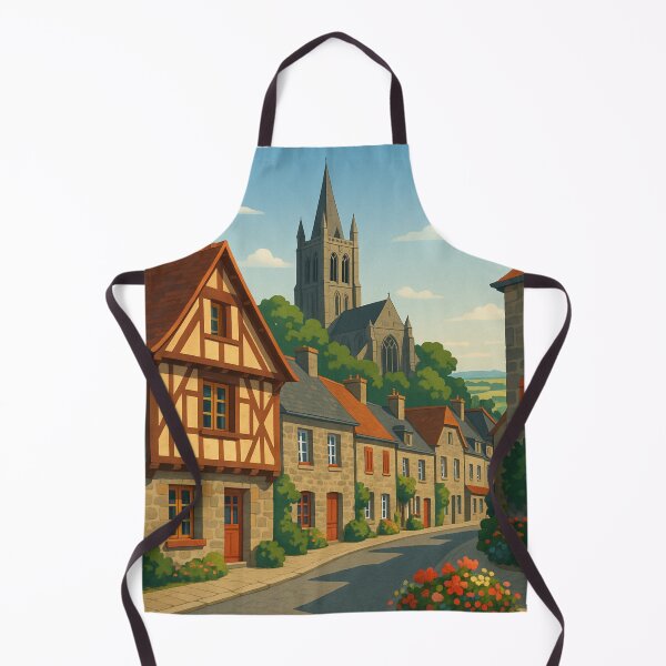 Item preview, Dol-de-Bretagne Streets and Saint-Samson Cathedral, Brittany designed and sold by Aryabek.
