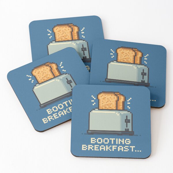 Item preview, Booting Breakfast Pixel Art Toaster designed and sold by Tarn.