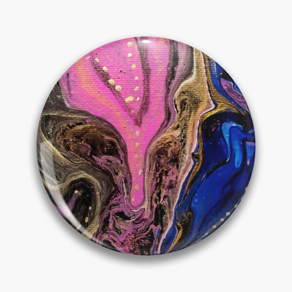 Item preview, Acrylic Pink Abstract Paint Pouring Art designed and sold by MindfulArtSandy.
