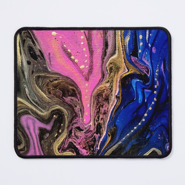 Item preview, Acrylic Pink Abstract Paint Pouring Art designed and sold by MindfulArtSandy.