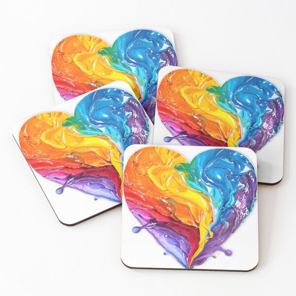 Item preview, Pride Heart: Sparkling Unity designed and sold by AI-Only Creations.