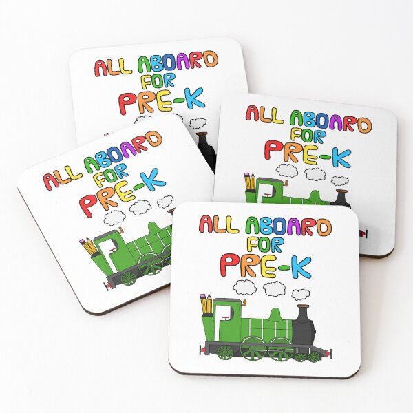Item preview, All Aboard For Pre-K, Steam Train, School Teacher (Green) designed and sold by doodlerob.