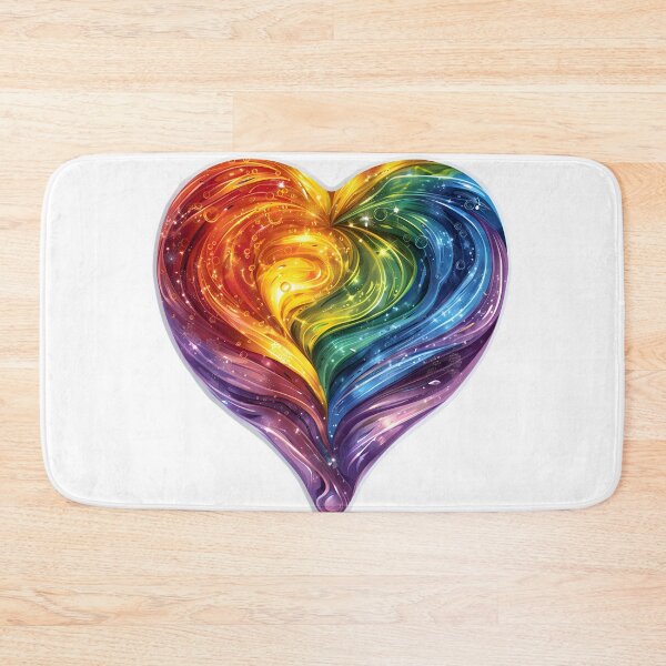 Item preview, Rainbow Heart: Embracing Diversity designed and sold by AI-Only Creations.