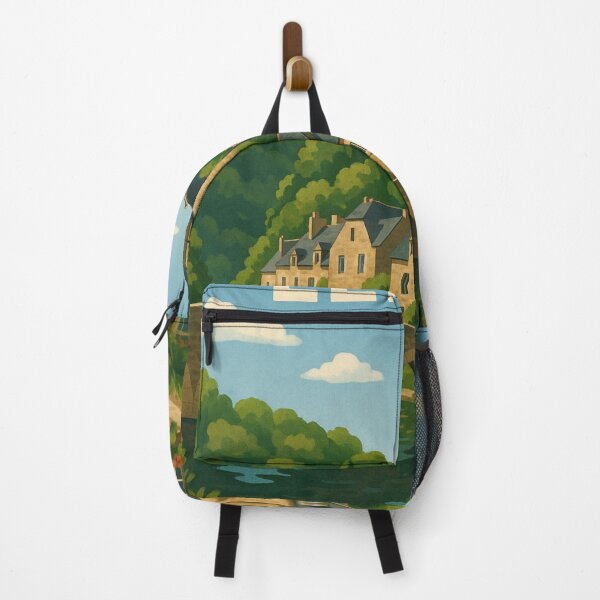 Item preview, Léhon Village and Canal with Abbey, Côtes-d’Armor designed and sold by Aryabek.