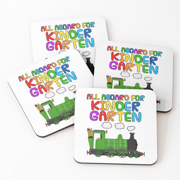 Item preview, All Aboard For Kindergarten, Steam Train, School Teacher (Green) designed and sold by doodlerob.