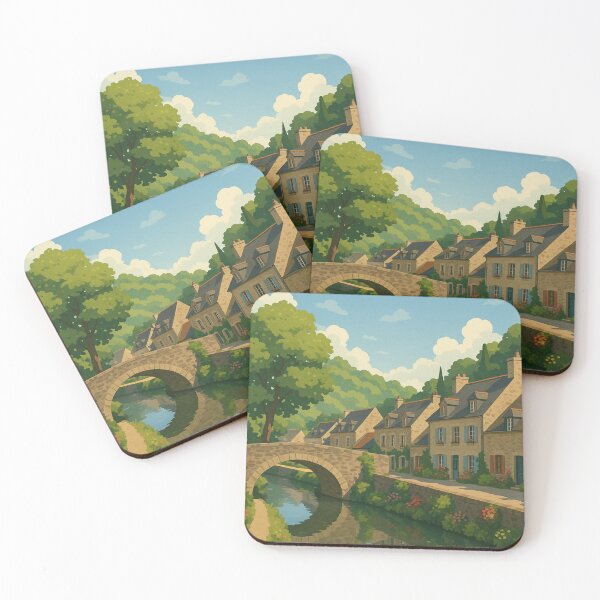 Item preview, Stone Bridge over Canal in Léhon, Brittany designed and sold by Aryabek.