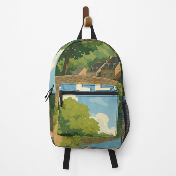 Item preview, Stone Bridge over Canal in Léhon, Brittany designed and sold by Aryabek.