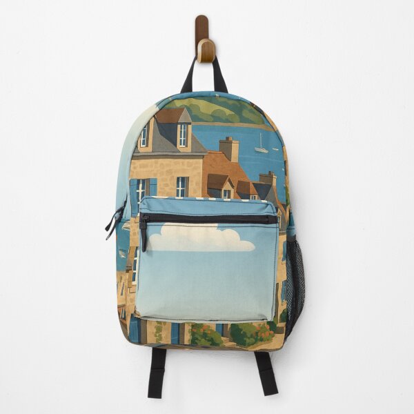 Item preview, Saint-Suliac Harbor and Church by the Rance River designed and sold by Aryabek.