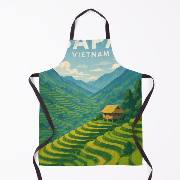 Item preview, Traditional Stilt House in Sapa Rice Terraces, Lao Cai designed and sold by Aryabek.