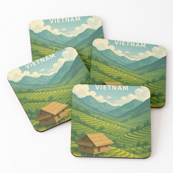 Item preview, Rice Terraces and Village Path in Sapa, Northern Vietnam designed and sold by Aryabek.